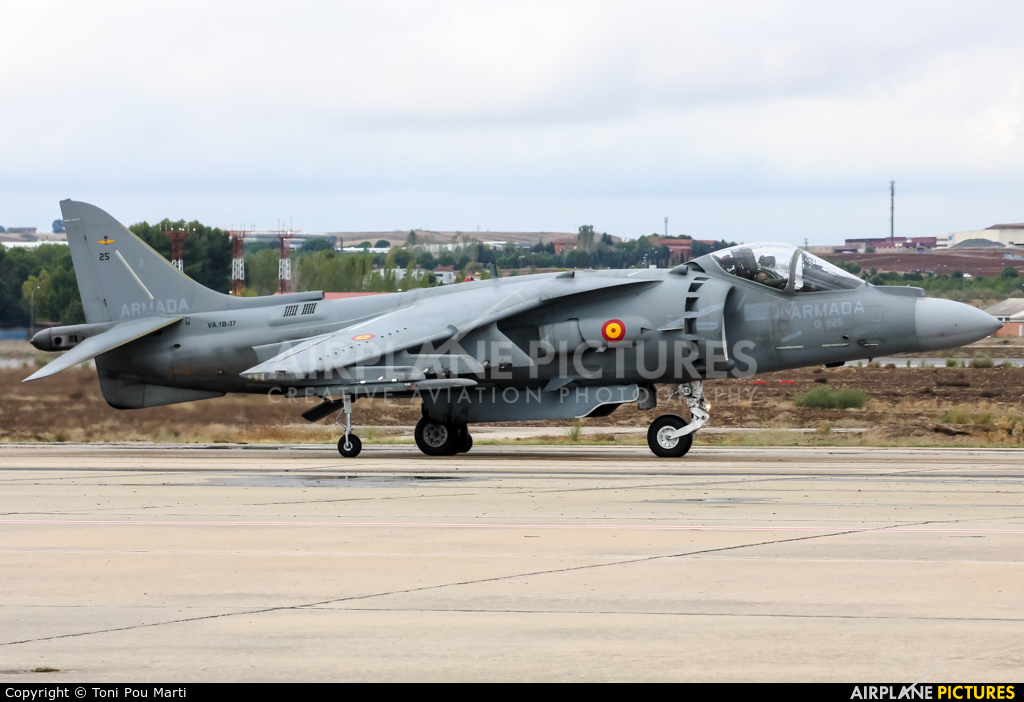 Spain - Navy VA.1B-37 aircraft at Madrid - Torrejon