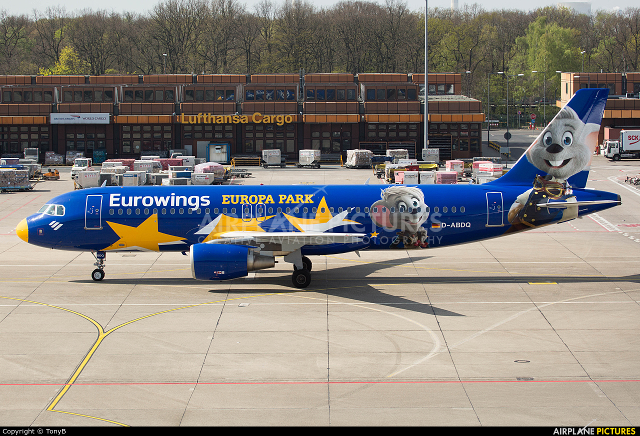 Eurowings D-ABDQ aircraft at Berlin - Tegel