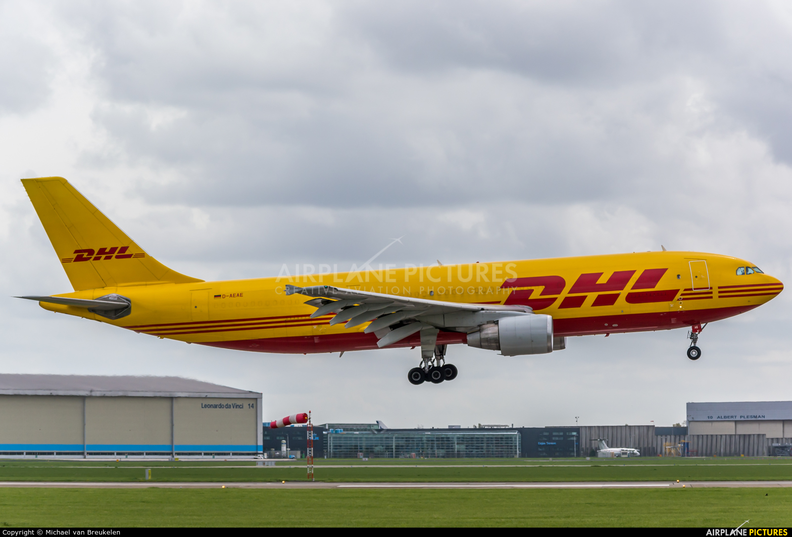 DHL Cargo D-AEAE aircraft at Amsterdam - Schiphol