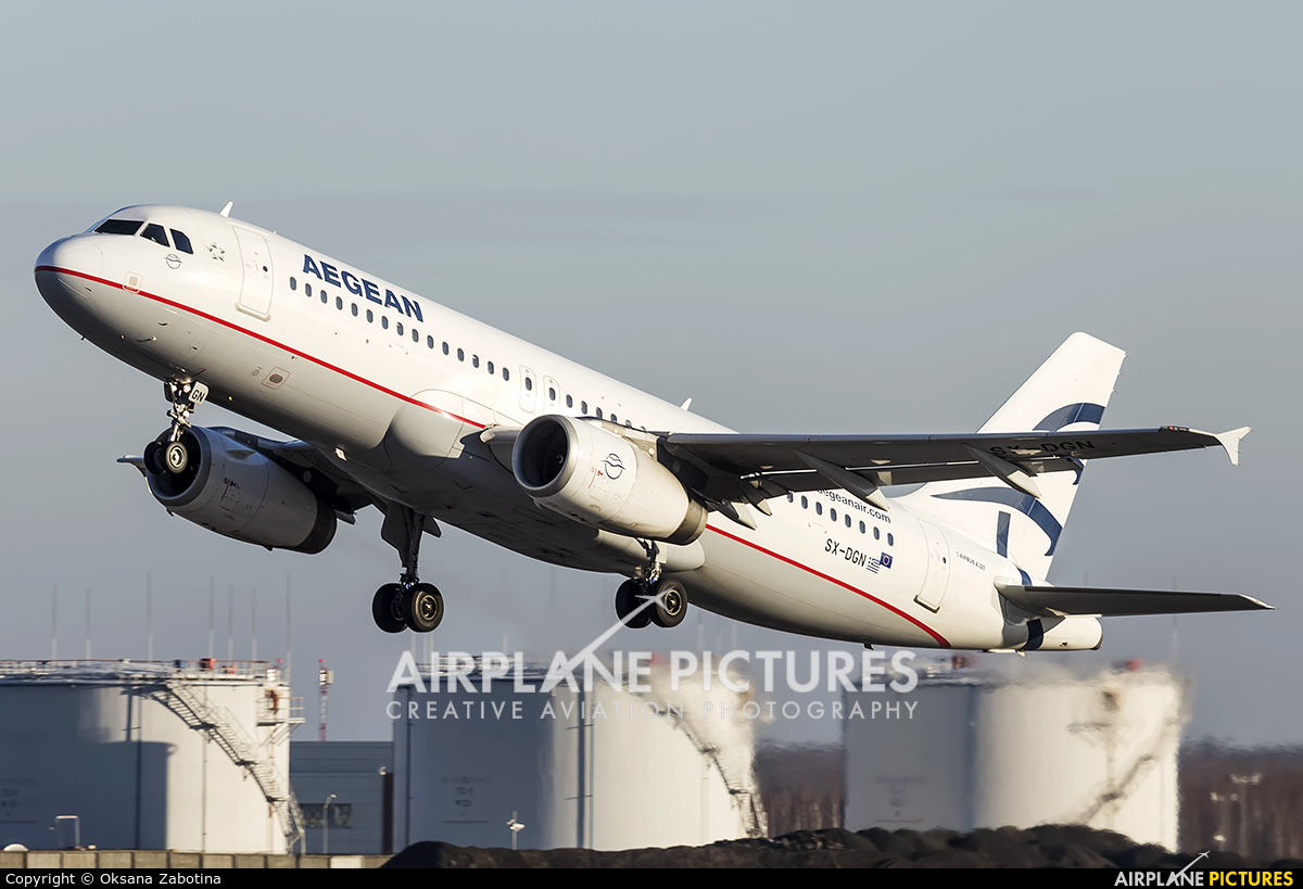 Aegean Airlines SX-DGN aircraft at Moscow - Domodedovo
