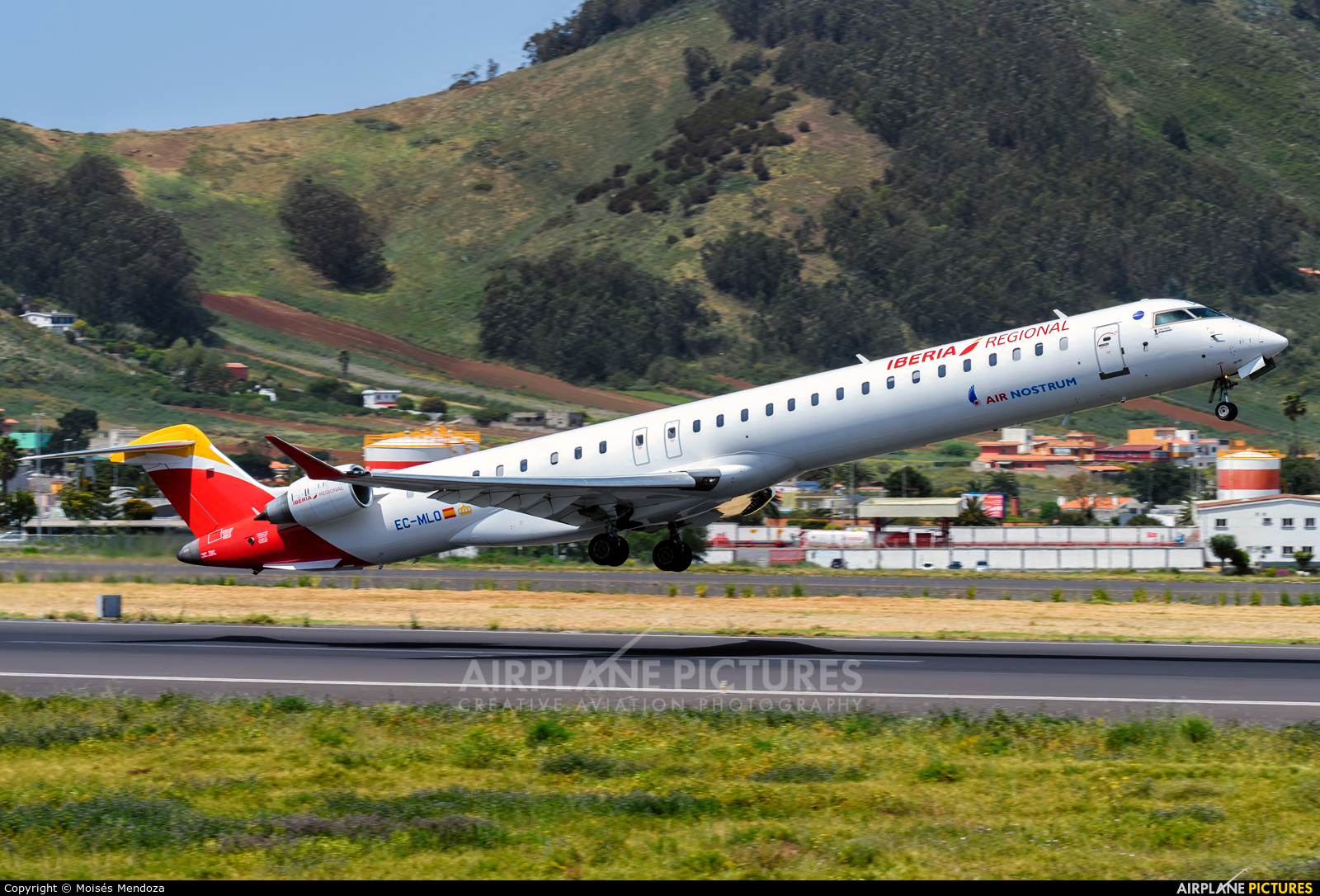 Air Nostrum - Iberia Regional EC-MLO aircraft at Tenerife Norte - Los Rodeos