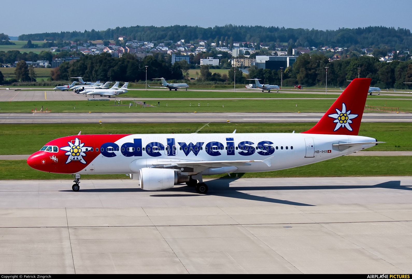Edelweiss HB-IHX aircraft at Zurich