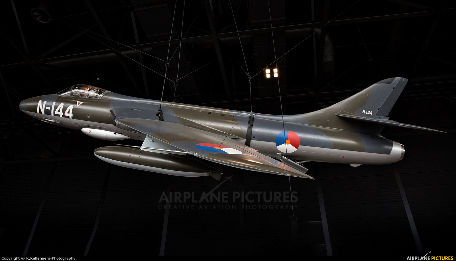 Netherlands - Air Force N-144 aircraft at Soesterberg - Nationaal Militair Museum