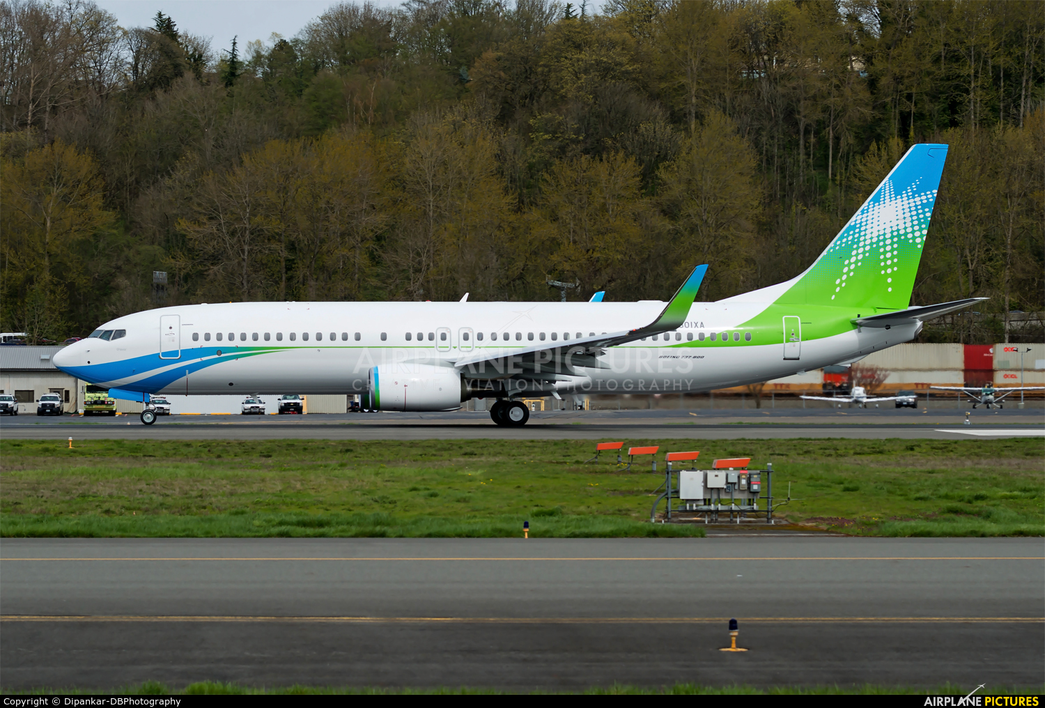 Saudi Aramco Aviation N801XA aircraft at Seattle - Boeing Field / King County Intl