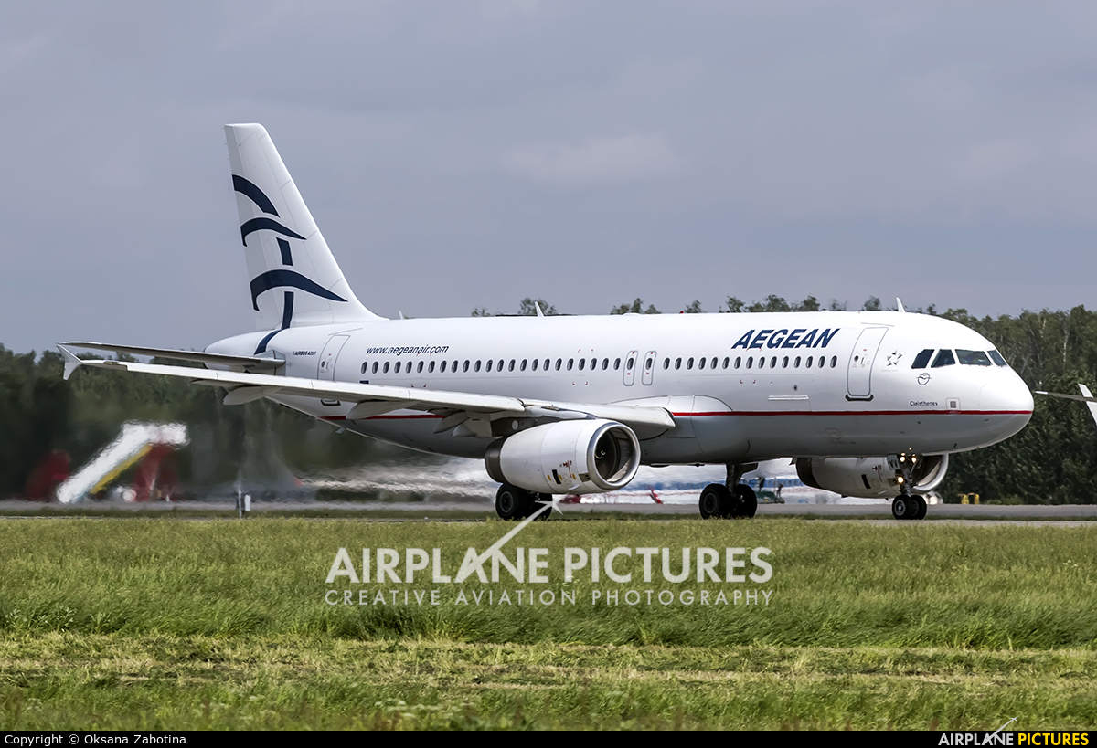 Aegean Airlines SX-DVV aircraft at Moscow - Domodedovo