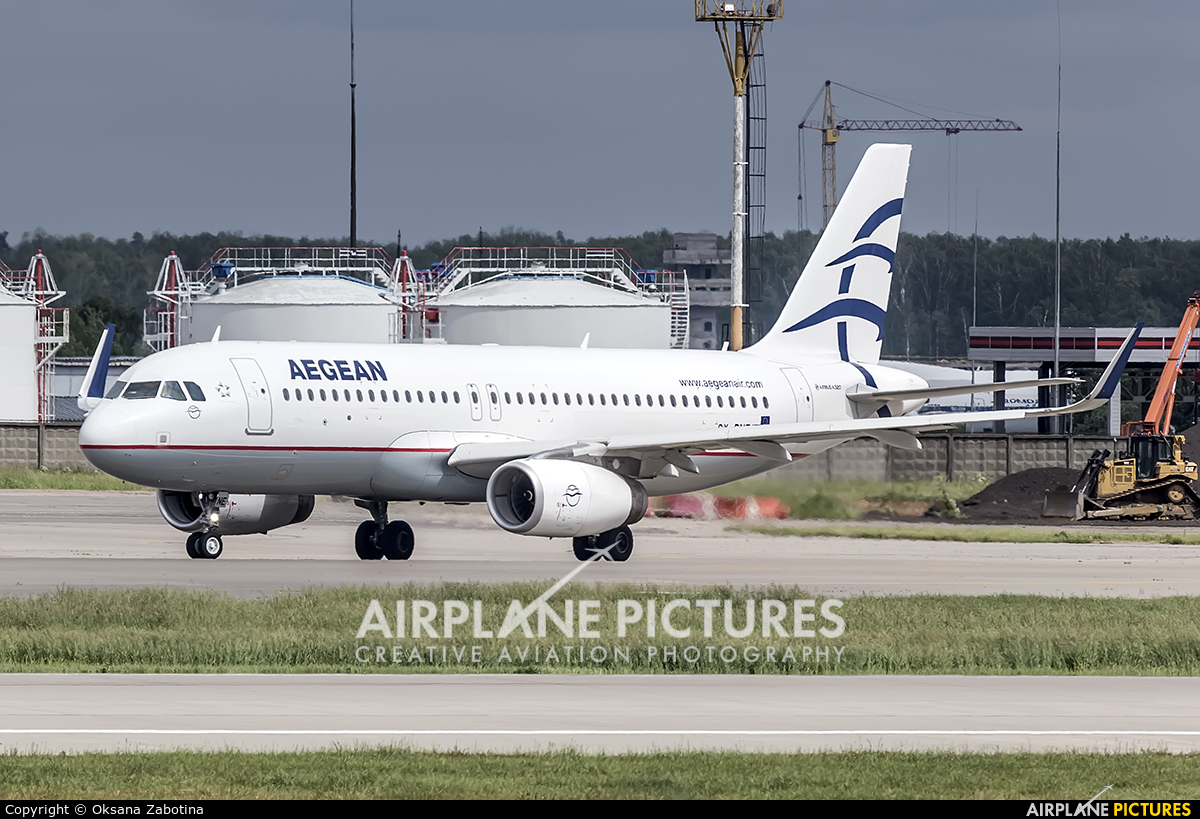 Aegean Airlines SX-DNE aircraft at Moscow - Domodedovo