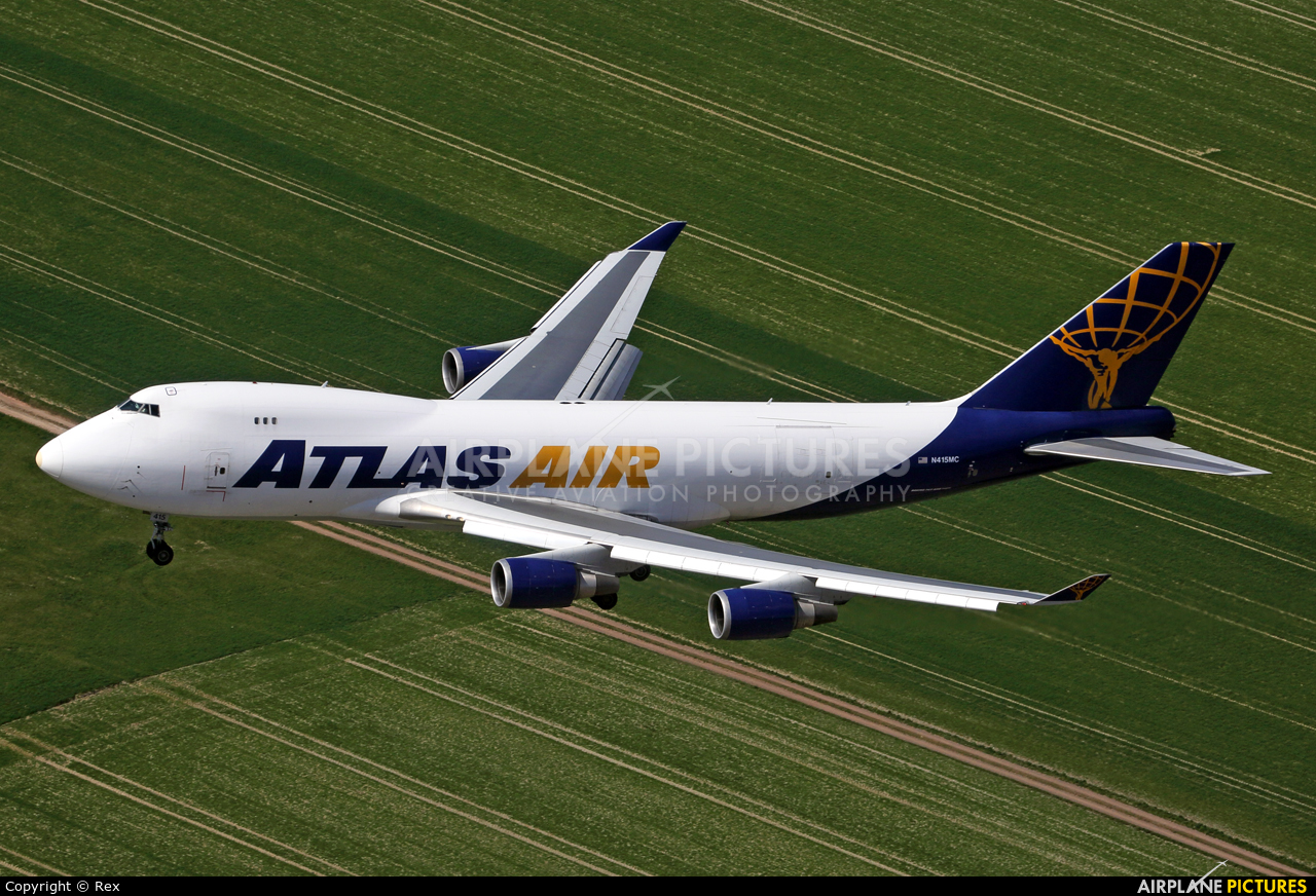 Atlas Air N415MC aircraft at Frankfurt - Hahn