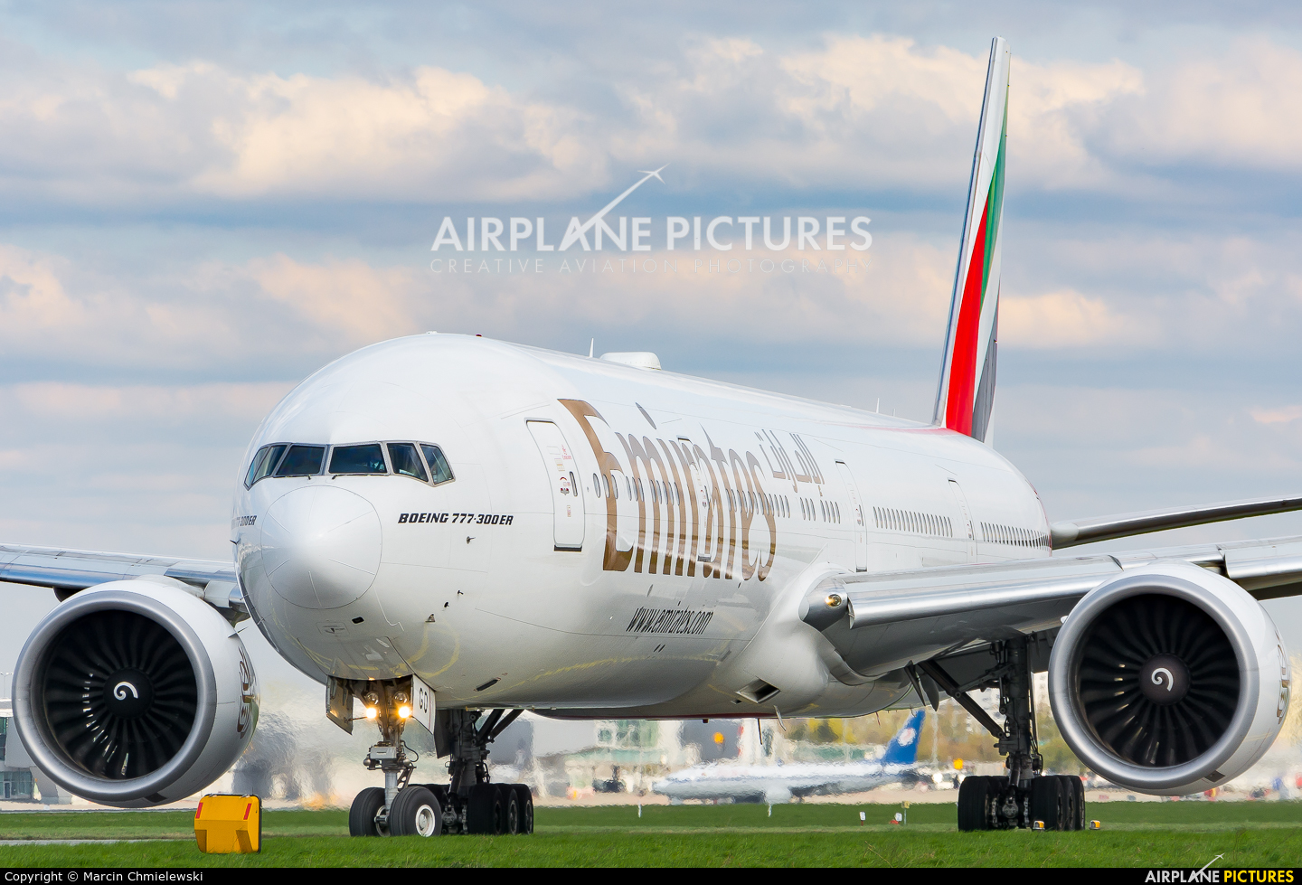Emirates Airlines A6-EGO aircraft at Warsaw - Frederic Chopin