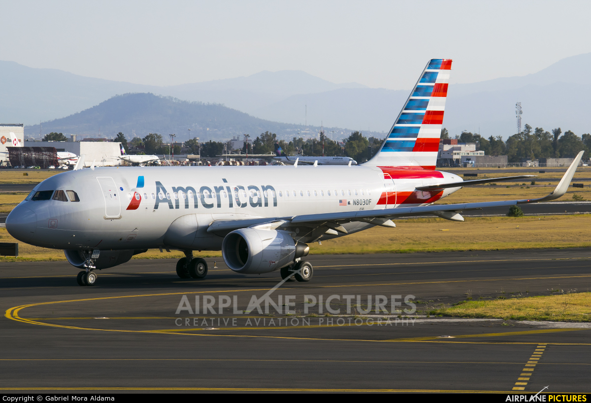 American Airlines N8030F aircraft at Mexico City - Licenciado Benito Juarez Intl