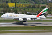 A6-EDJ - Emirates Airlines Airbus A380 aircraft