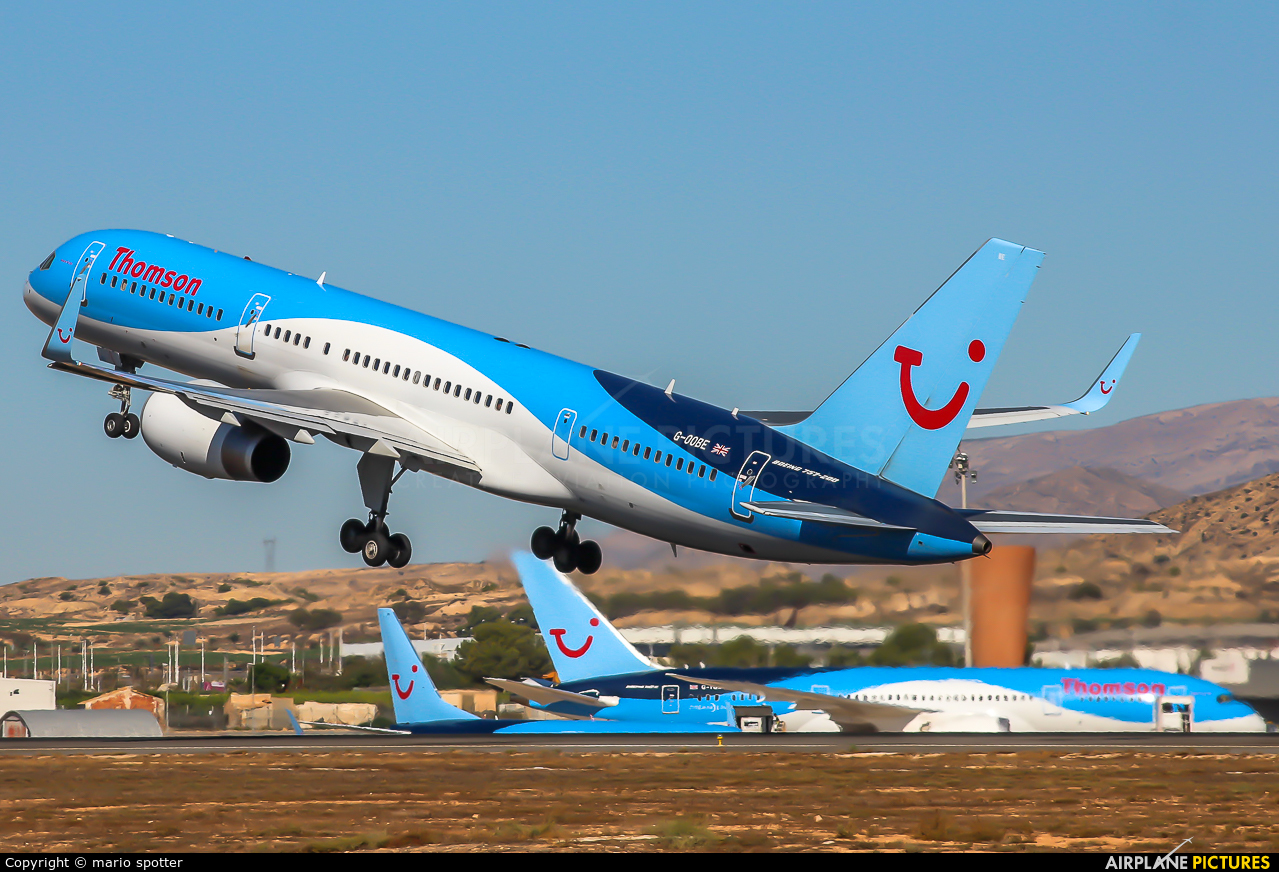 Thomson/Thomsonfly G-OOBE aircraft at Alicante - El Altet