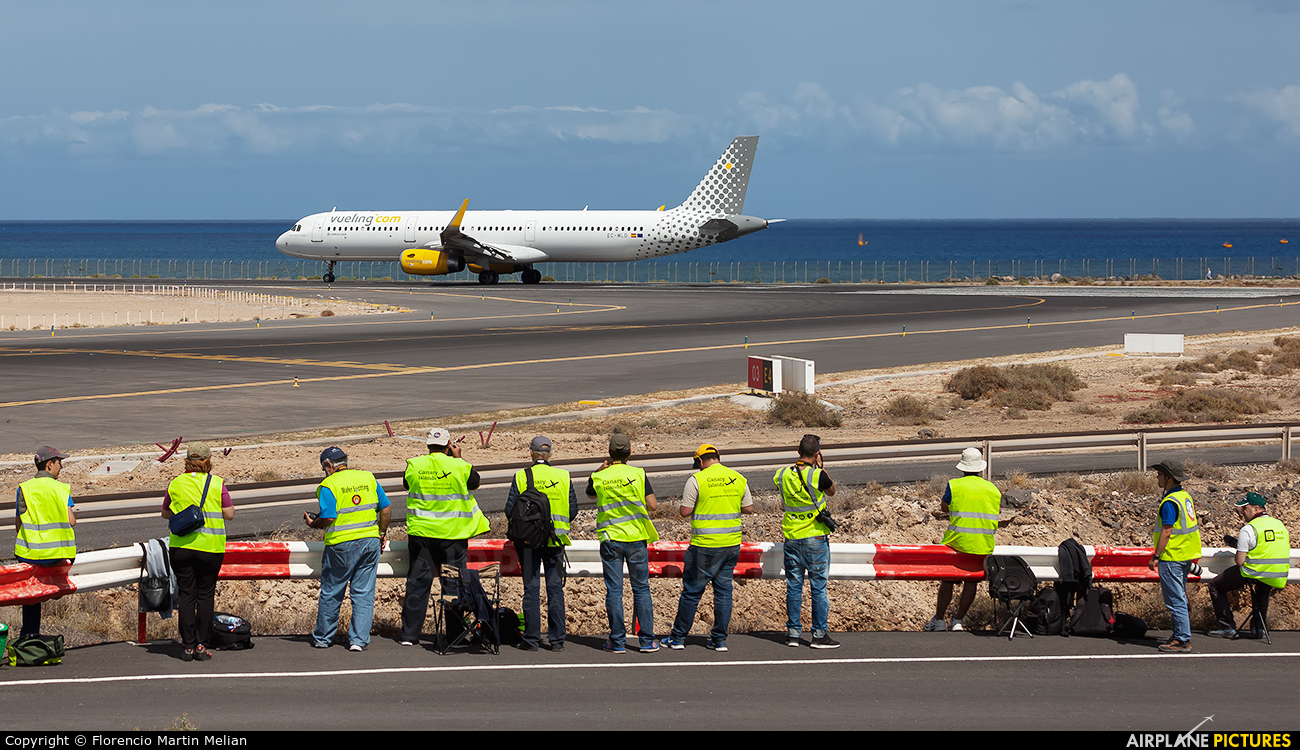 Vueling Airlines EC-MLD aircraft at Lanzarote - Arrecife