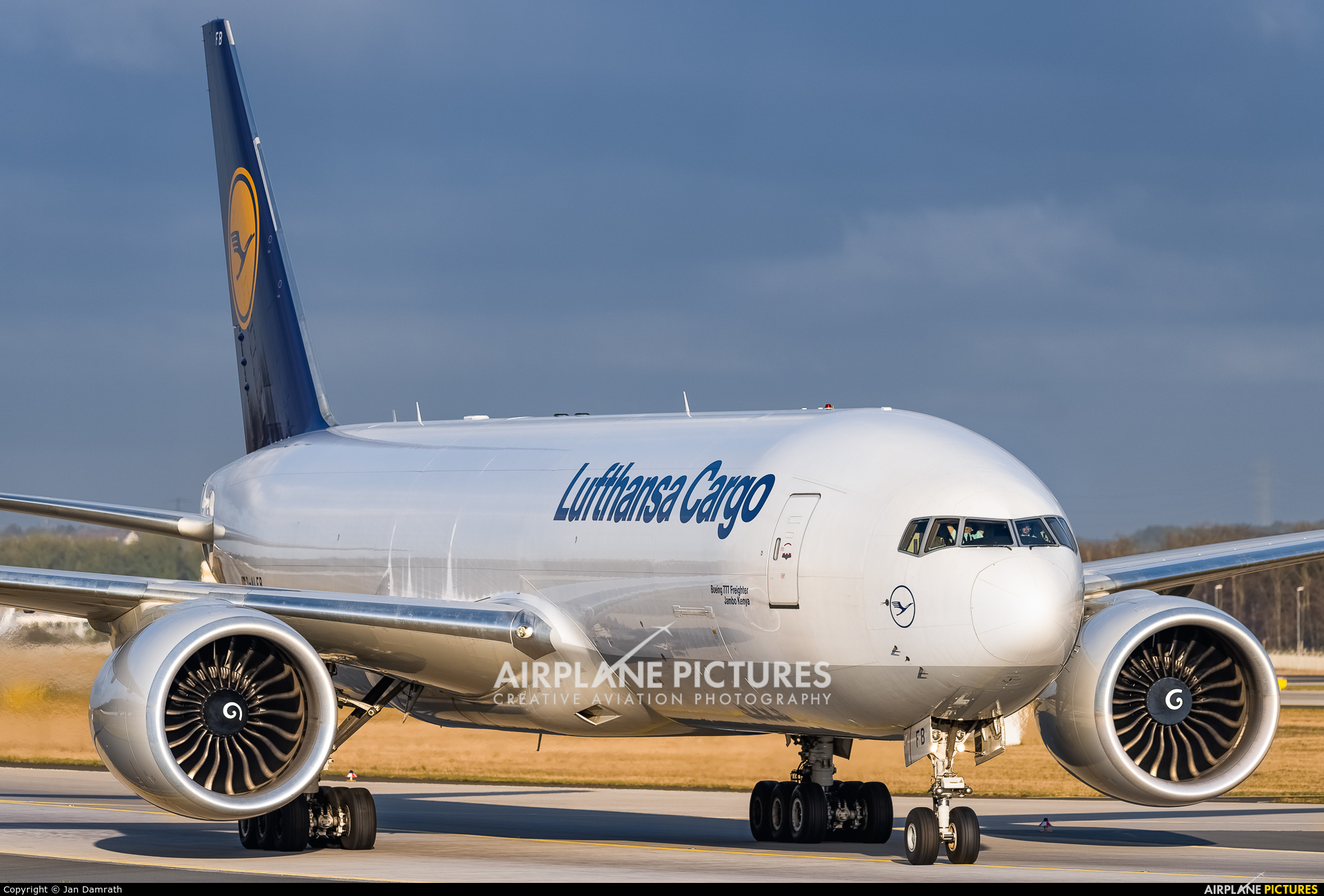 Lufthansa Cargo D-ALFB aircraft at Frankfurt