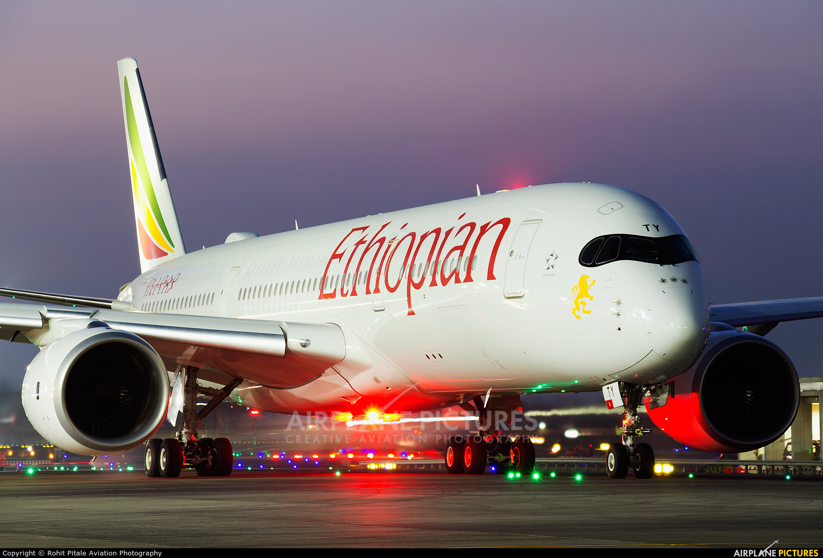 Ethiopian Airlines ET-ATY aircraft at Mumbai - Chhatrapati Shivaji Intl