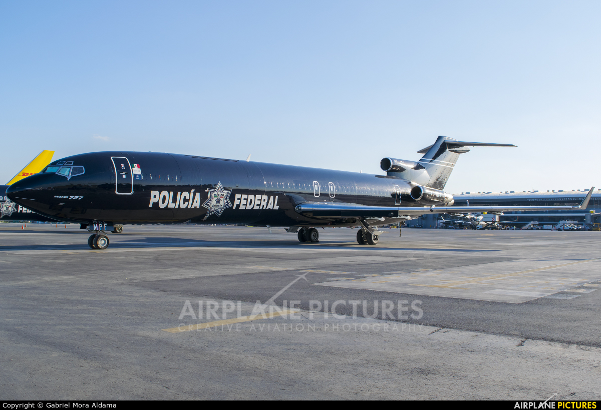 Mexico - Police XC-MPF aircraft at Monterrey International Airport
