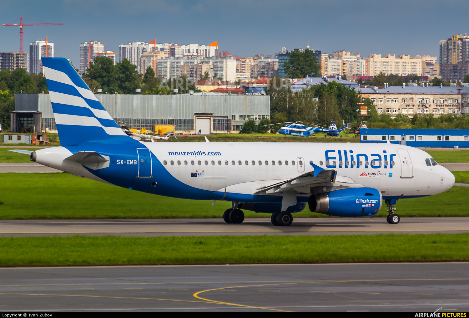 Ellinair SX-EMB aircraft at St. Petersburg - Pulkovo