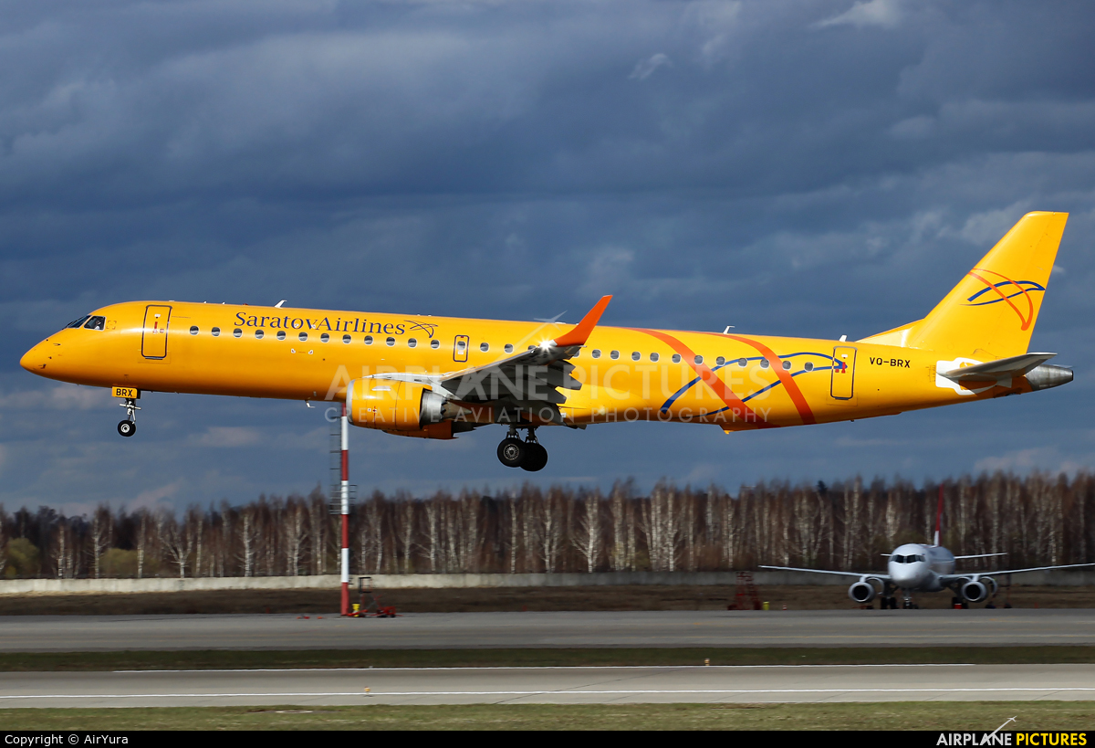 Saratov Airlines VQ-BRX aircraft at Moscow - Domodedovo
