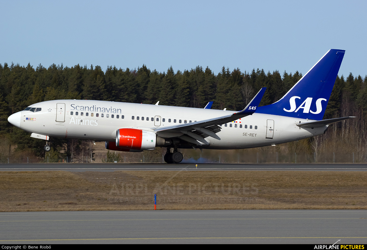 SAS - Scandinavian Airlines SE-REY aircraft at Stockholm - Arlanda
