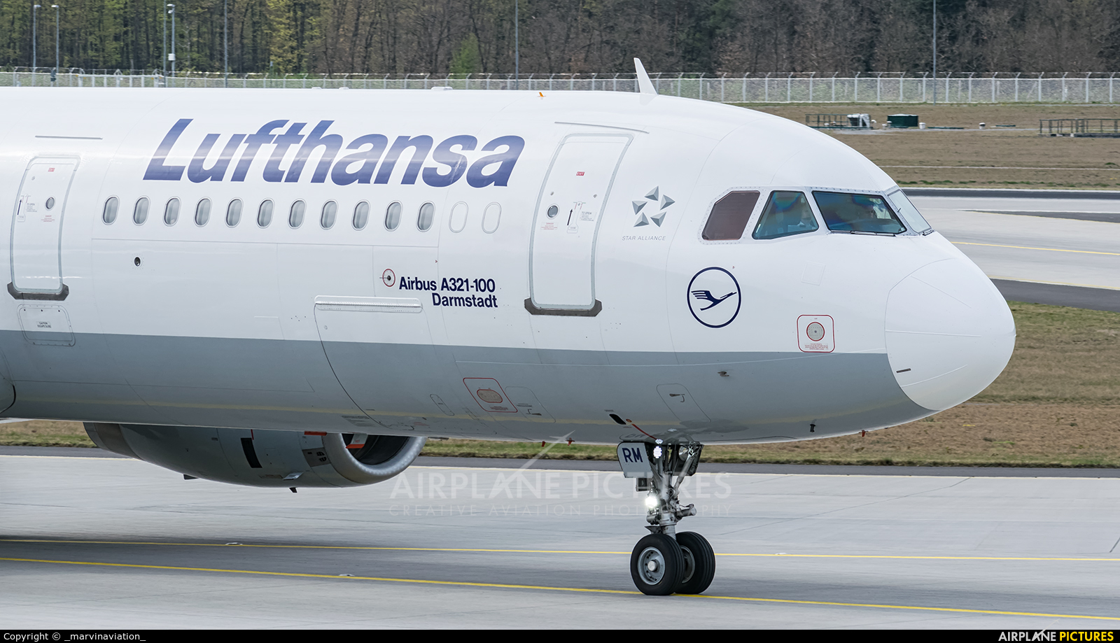 Lufthansa D-AIRM aircraft at Frankfurt