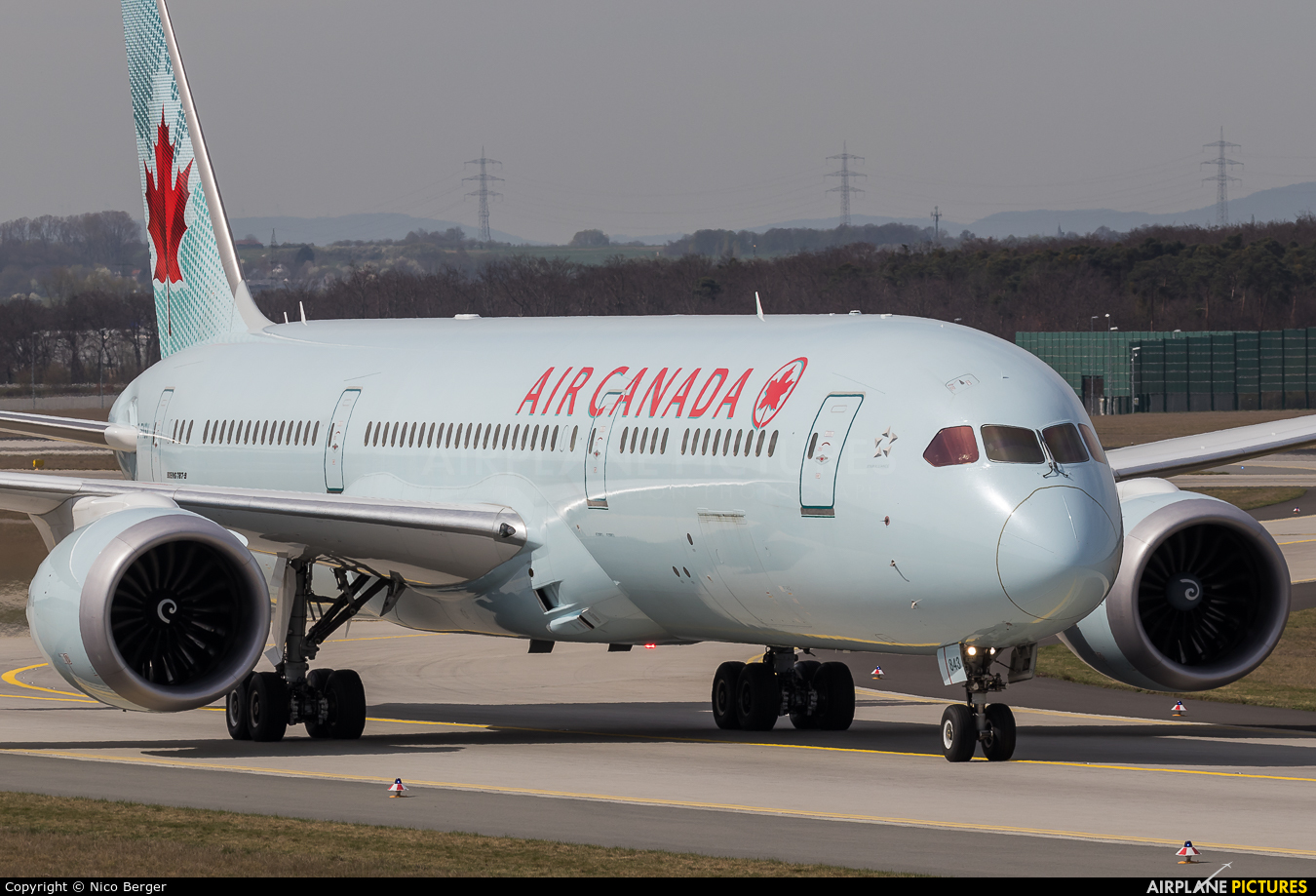 Air Canada C-FKSV aircraft at Frankfurt