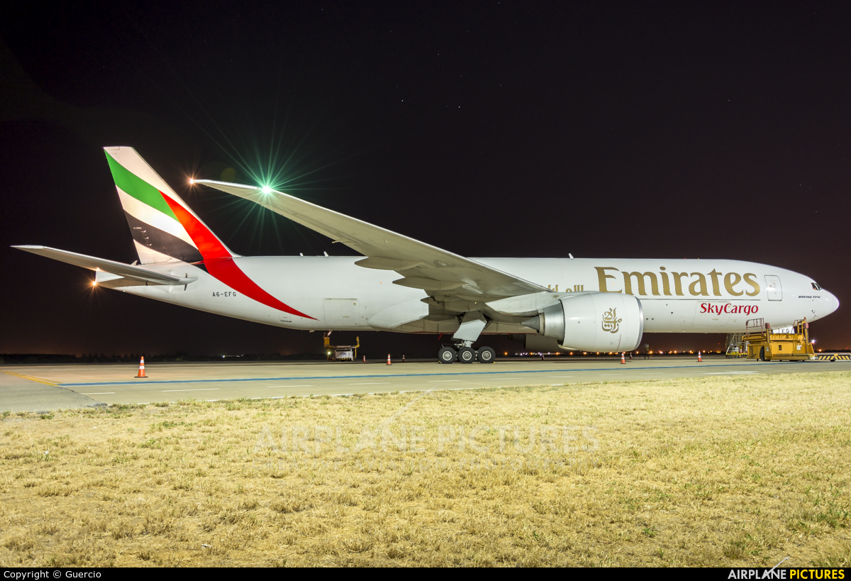 Emirates Sky Cargo A6-EFG aircraft at Petrolina