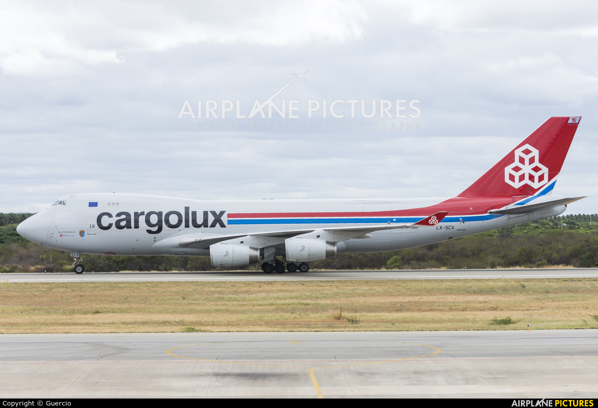 Cargolux LX-SCV aircraft at Petrolina