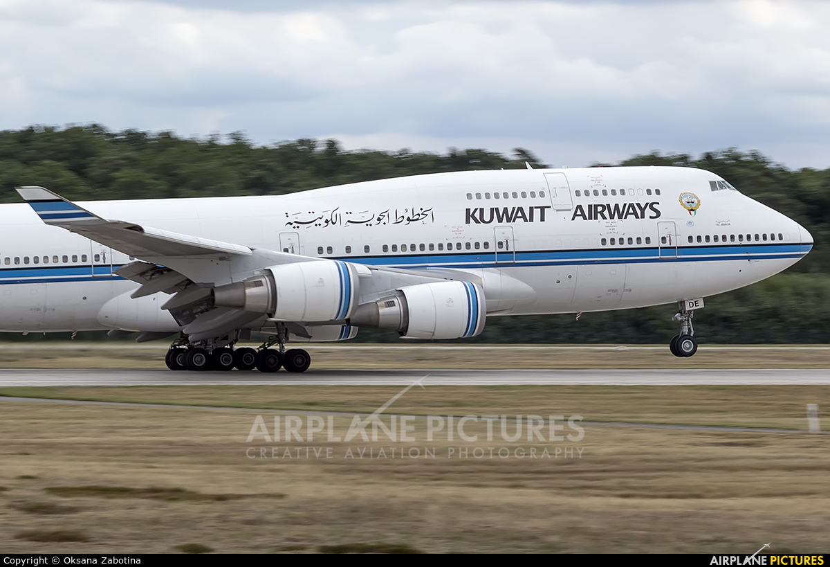 Kuwait Airways 9K-ADE aircraft at Frankfurt