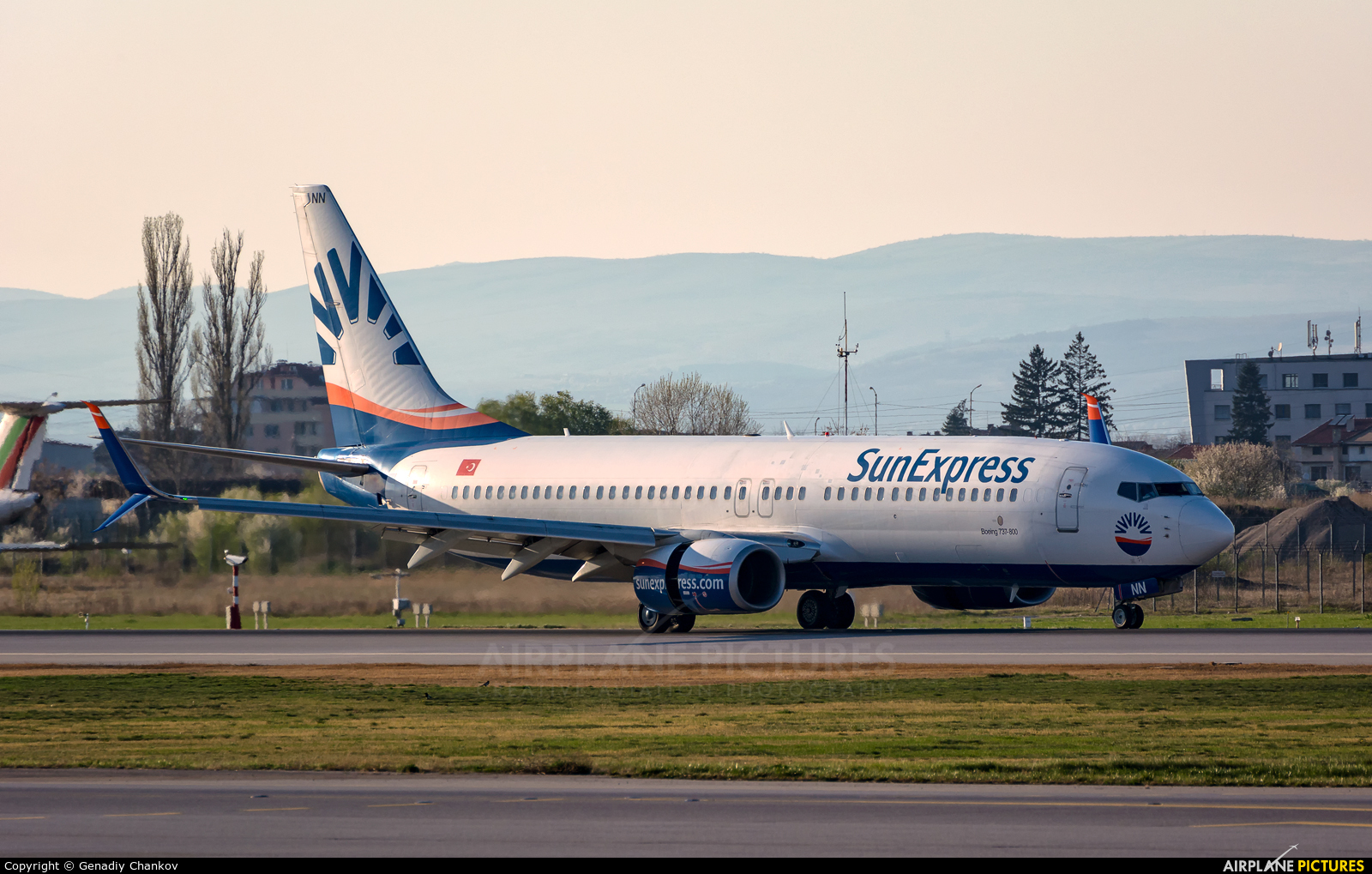 SunExpress TC-SNN aircraft at Sofia