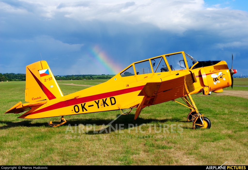 Private OK-YKD aircraft at Vysoke Myto