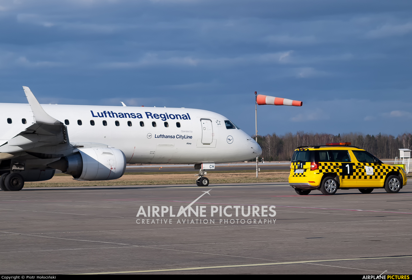 Lufthansa Regional - CityLine D-AECH aircraft at Katowice - Pyrzowice