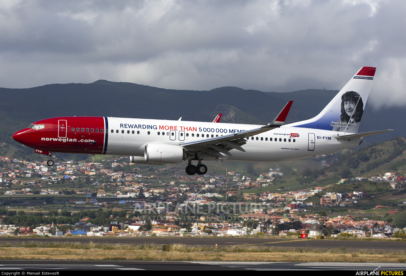 Norwegian Air International EI-FVM aircraft at Tenerife Norte - Los Rodeos