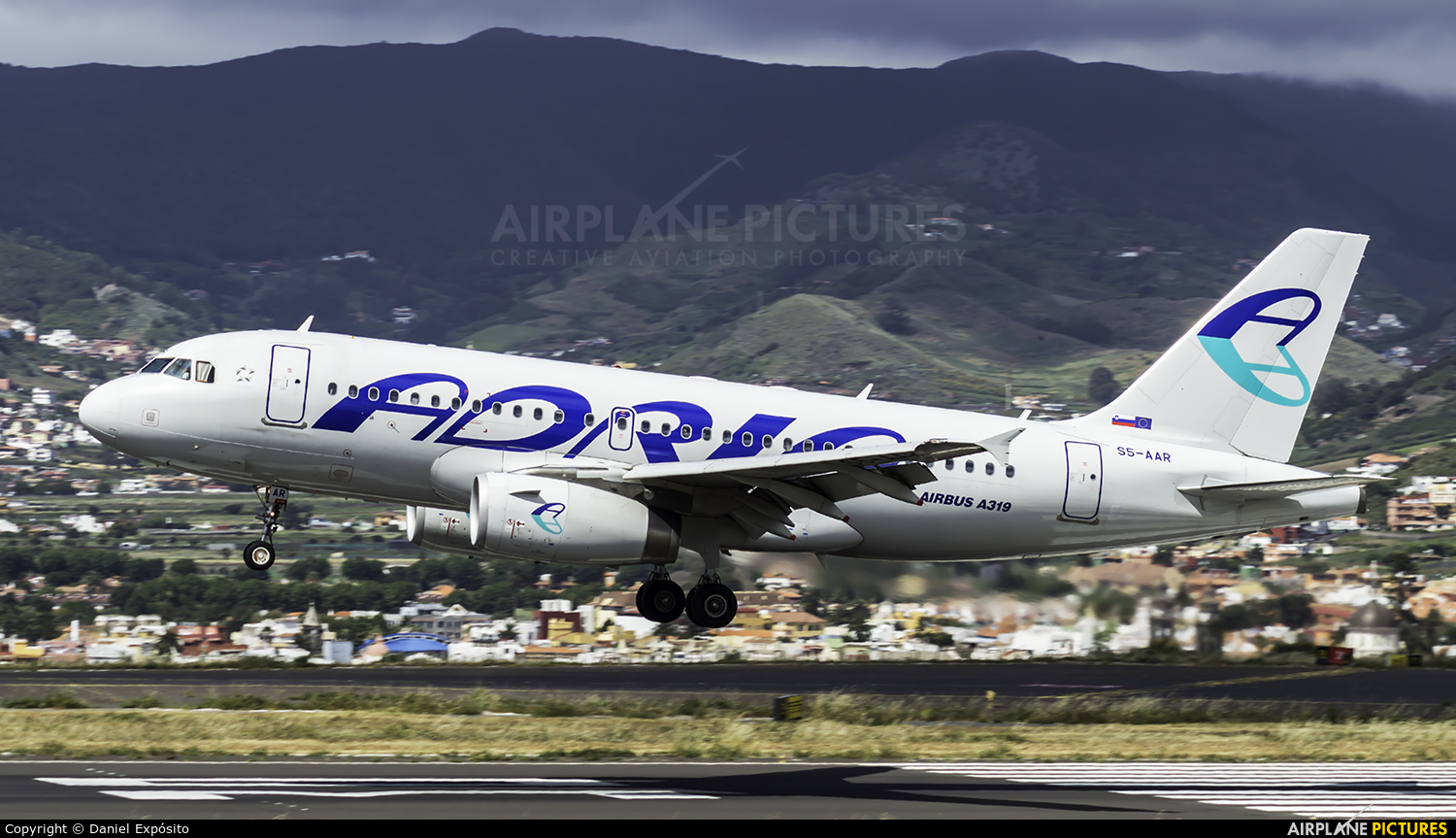 Adria Airways S5-AAR aircraft at Tenerife Norte - Los Rodeos