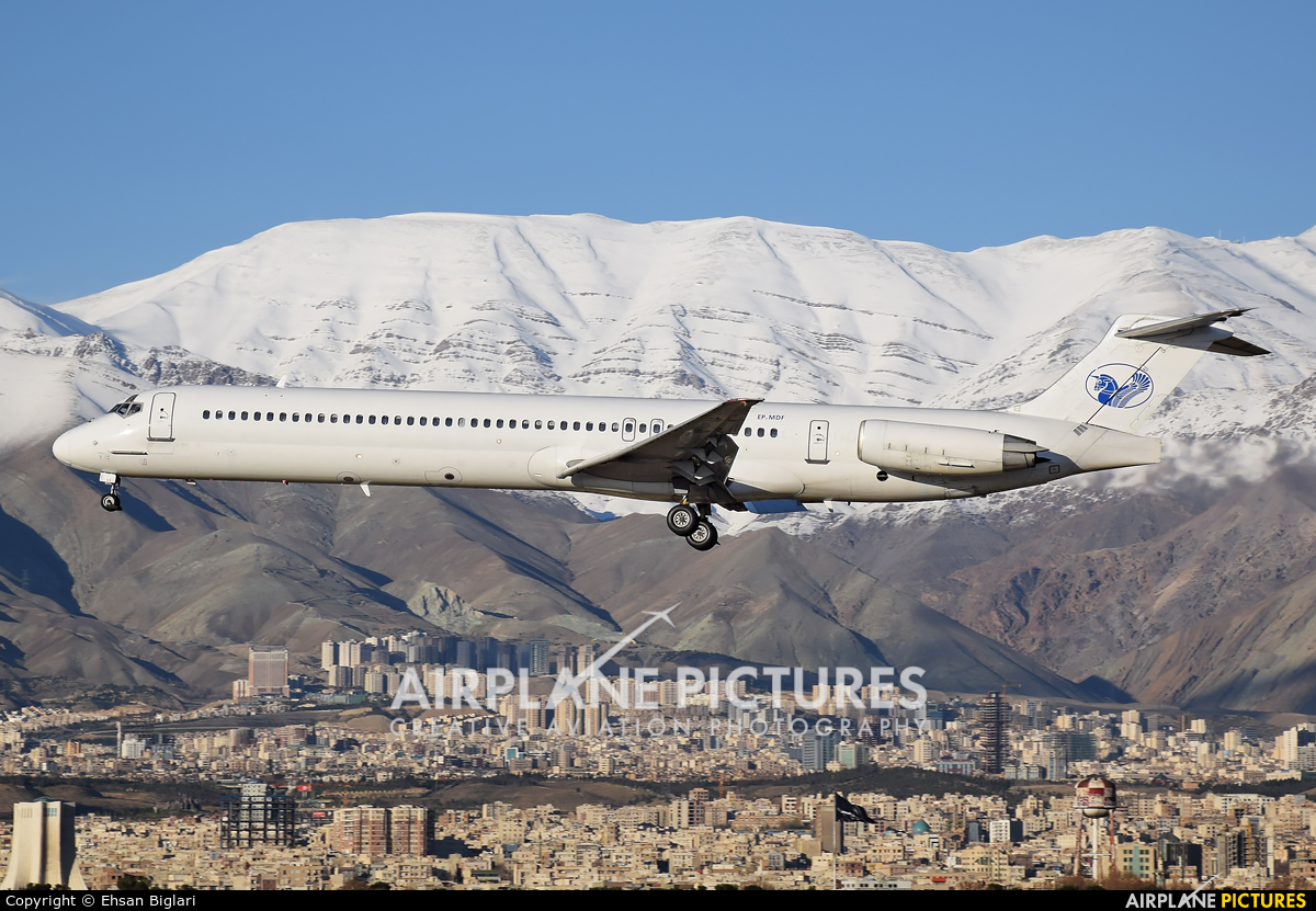 Iran Air Tours EP-MDF aircraft at Tehran - Mehrabad Intl