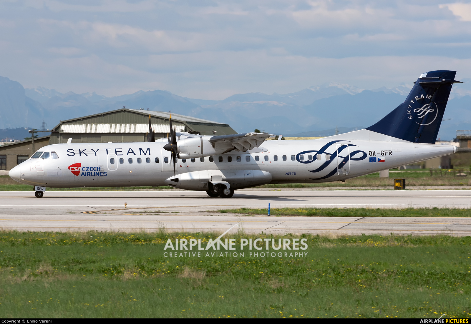 CSA - Czech Airlines OK-GFR aircraft at Verona - Villafranca