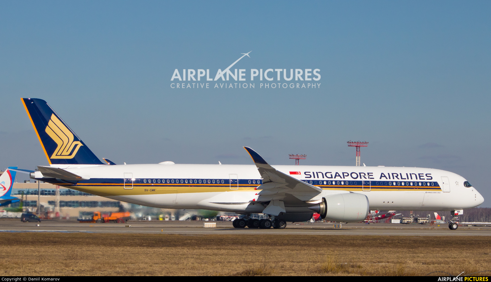 Singapore Airlines 9V-SMK aircraft at Moscow - Domodedovo