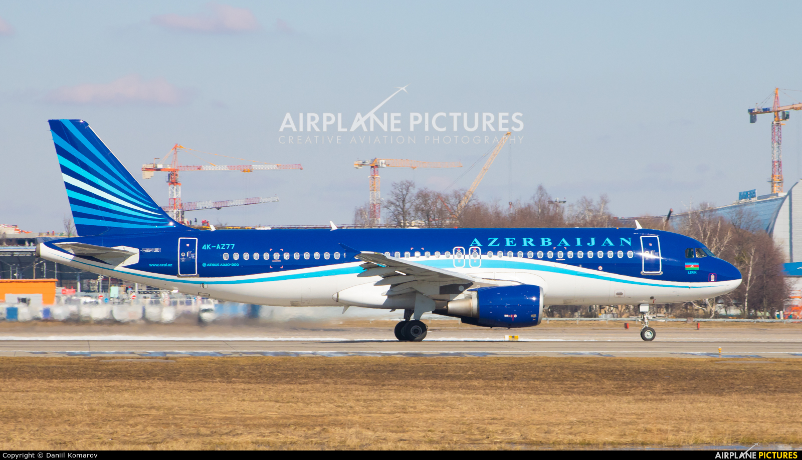 Azerbaijan Airlines 4K-AZ77 aircraft at Moscow - Domodedovo