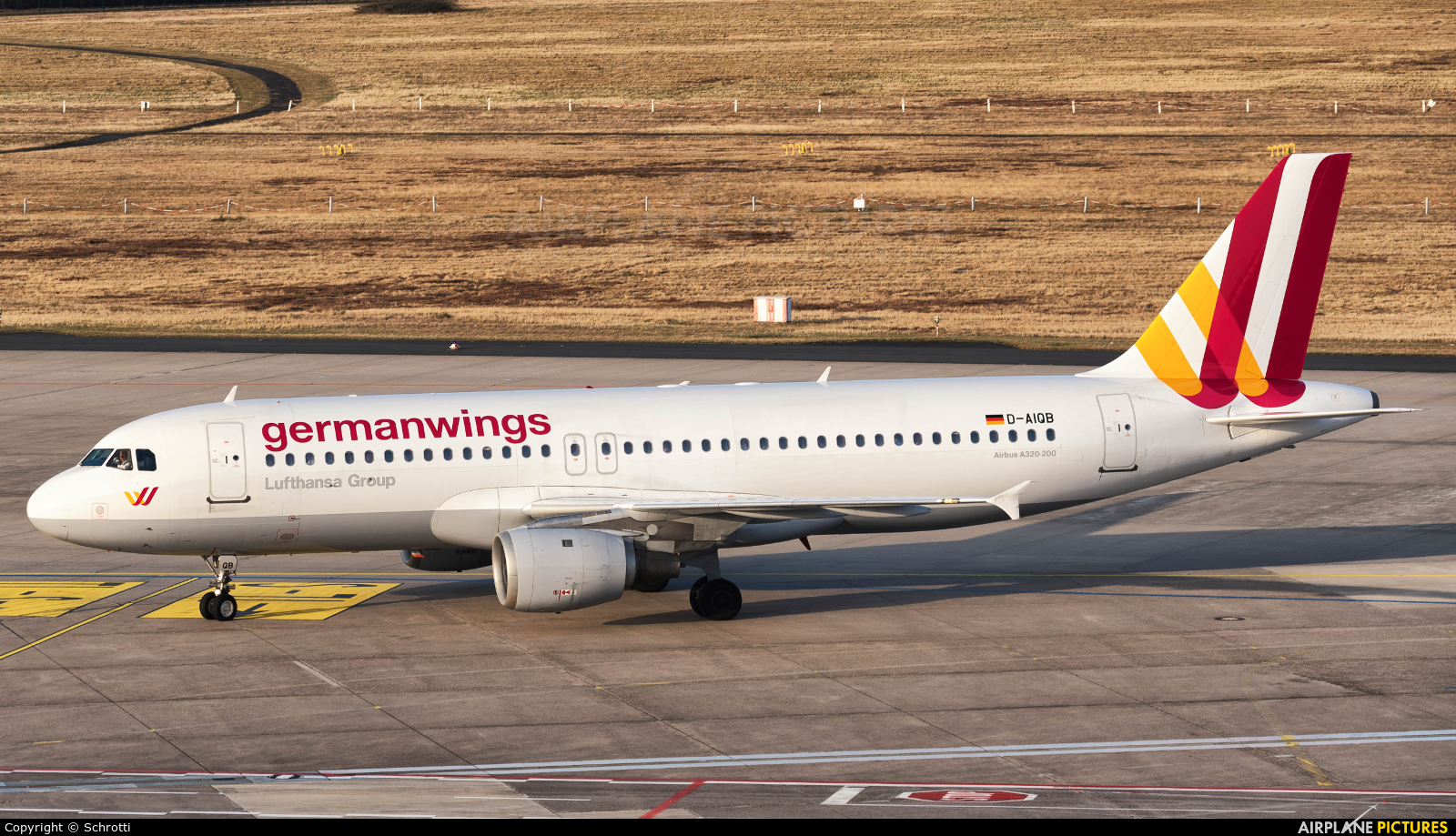 Germanwings D-AIQB aircraft at Cologne Bonn - Konrad Adenauer