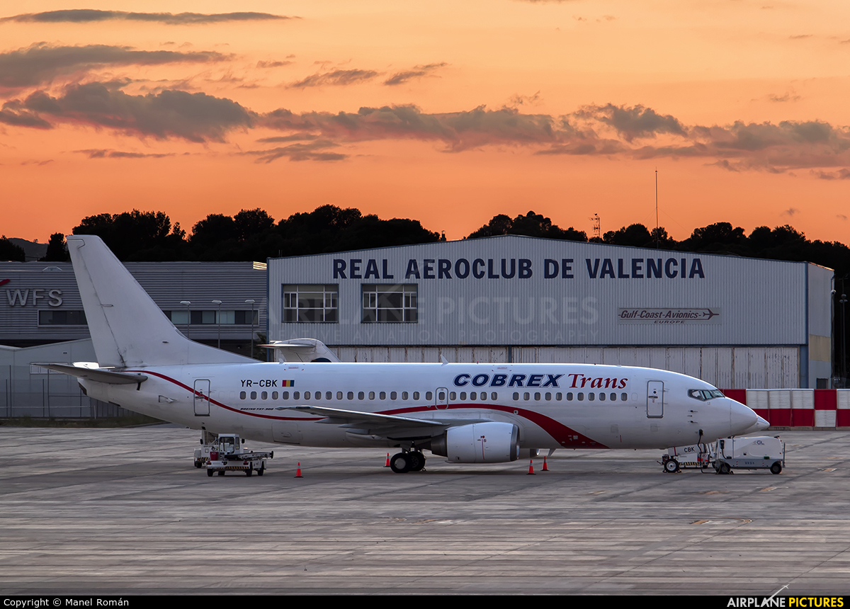 Cobrex Trans YR-CBK aircraft at Valencia