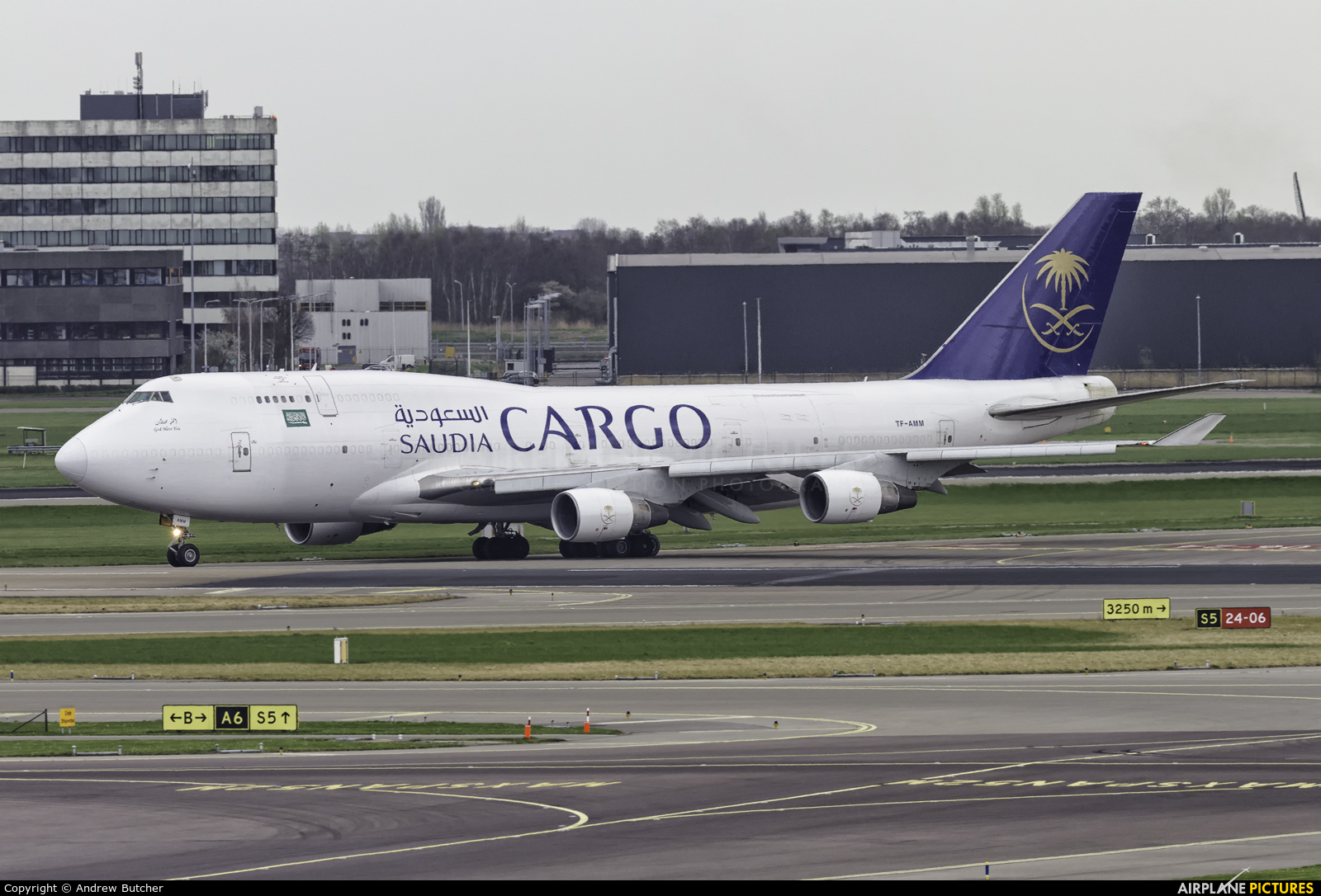 Saudi Arabian Cargo TF-AMM aircraft at Amsterdam - Schiphol