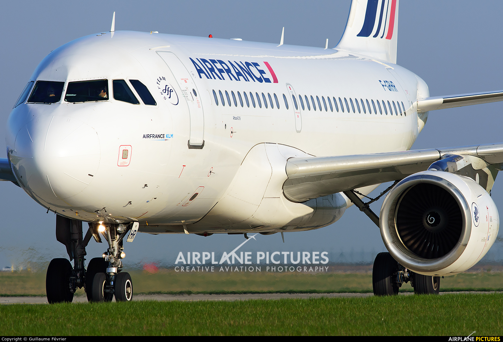 Air France F-GRHR aircraft at Paris - Charles de Gaulle