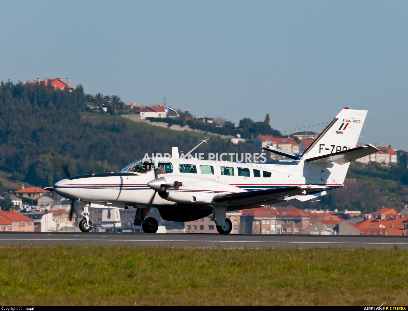 France - Customs F-ZBCI aircraft at La Coruña