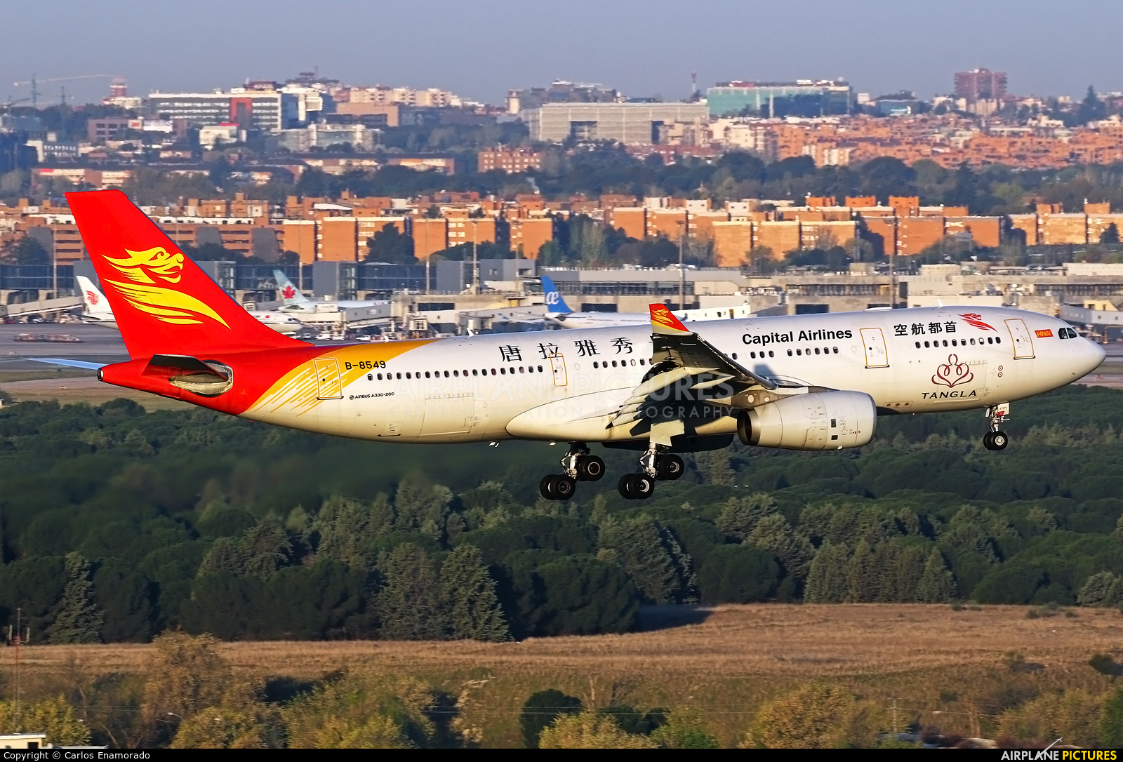 Capital Airlines Beijing B-8549 aircraft at Madrid - Barajas