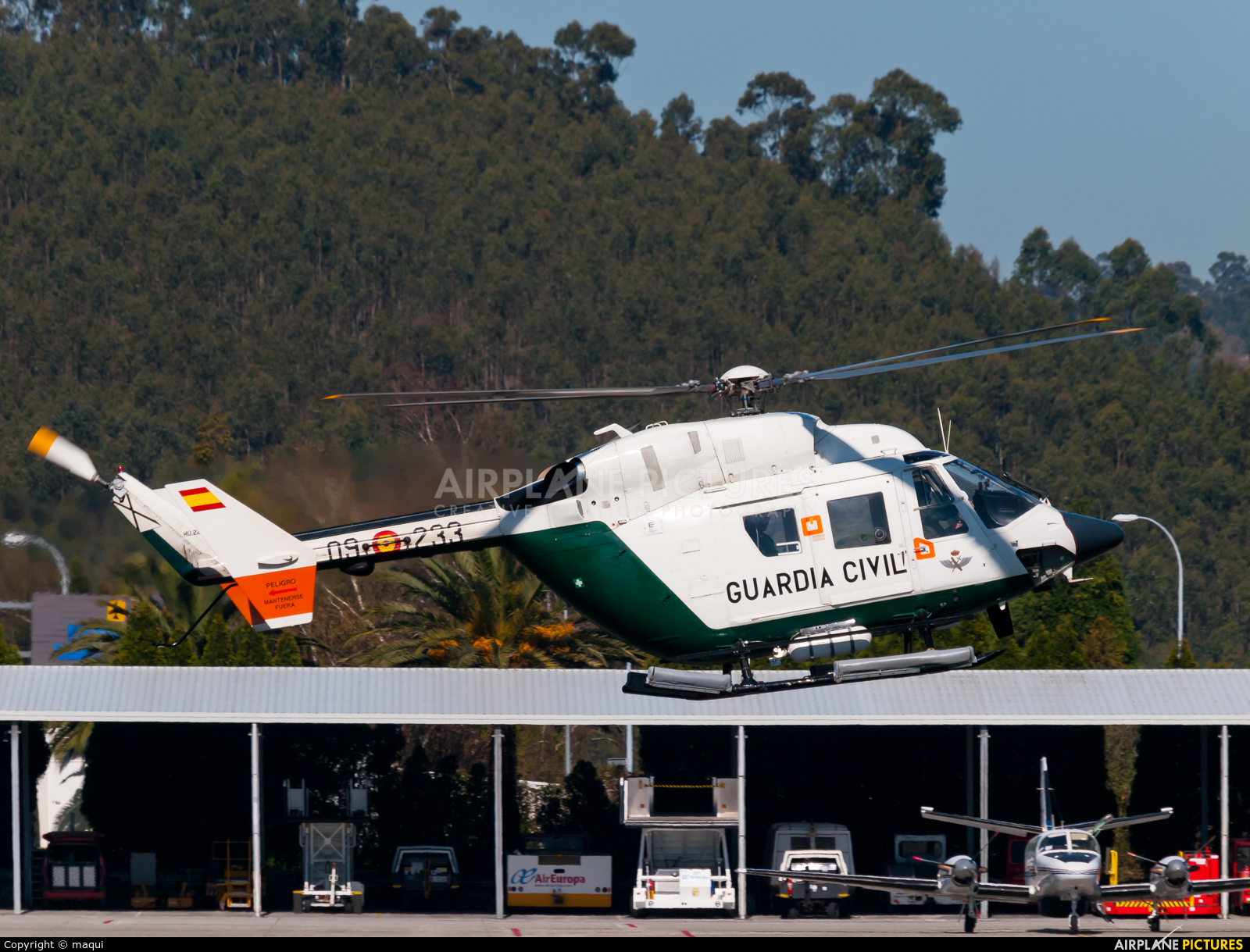 Spain - Guardia Civil RP-C3508 aircraft at La Coruña