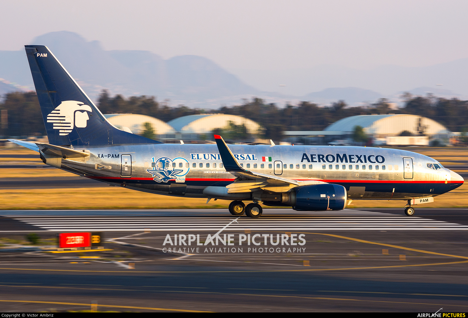 Aeromexico XA-PAM aircraft at Mexico City - Licenciado Benito Juarez Intl