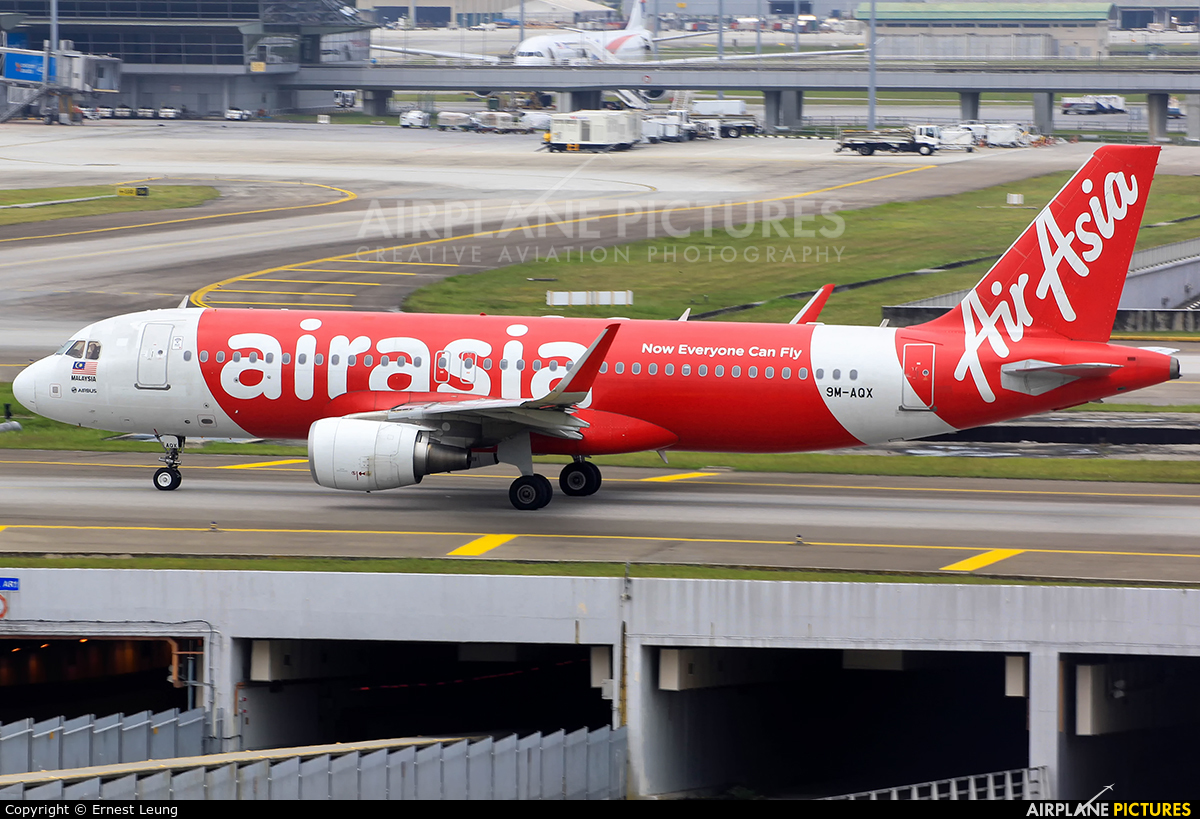 AirAsia (Malaysia) 9M-AQX aircraft at Kuala Lumpur Intl