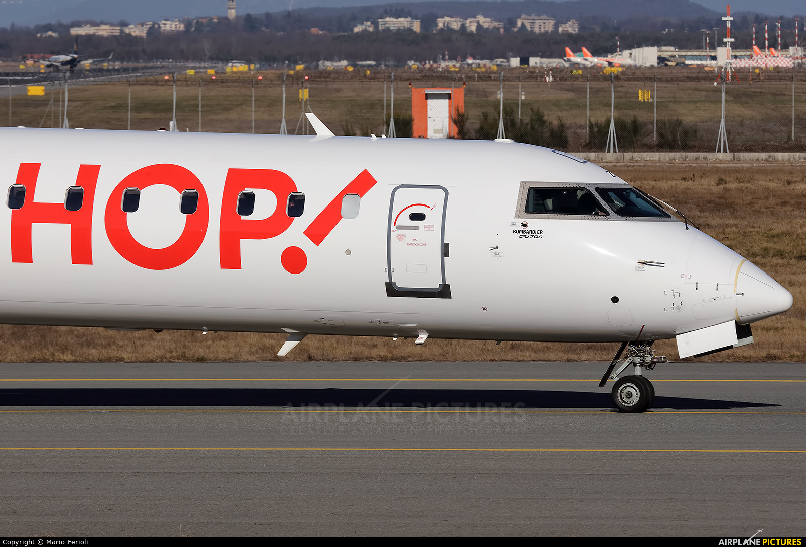 Air France - Hop! F-GRZM aircraft at Milan - Malpensa