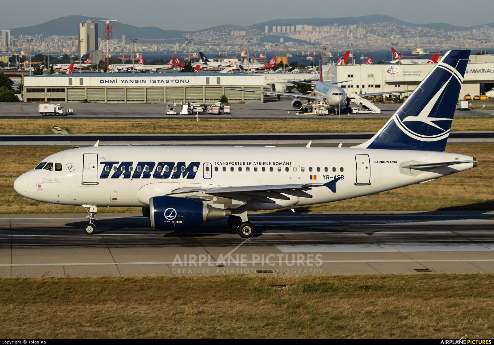 Tarom YR-ASB aircraft at Istanbul - Ataturk