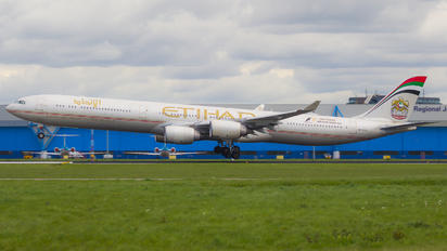 A6-EHL - Etihad Airways Airbus A340-600