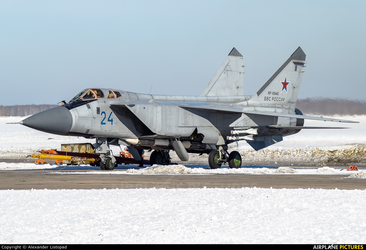 Russia - Air Force RF-95442 aircraft at Novosibirsk