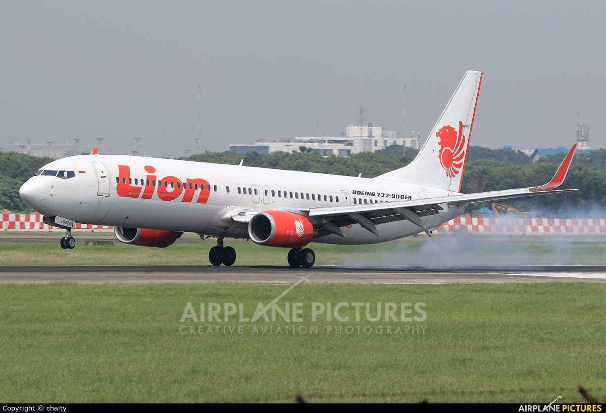 Lion Airlines PK-LGQ aircraft at Jakarta - Soekarno-Hatta Intl